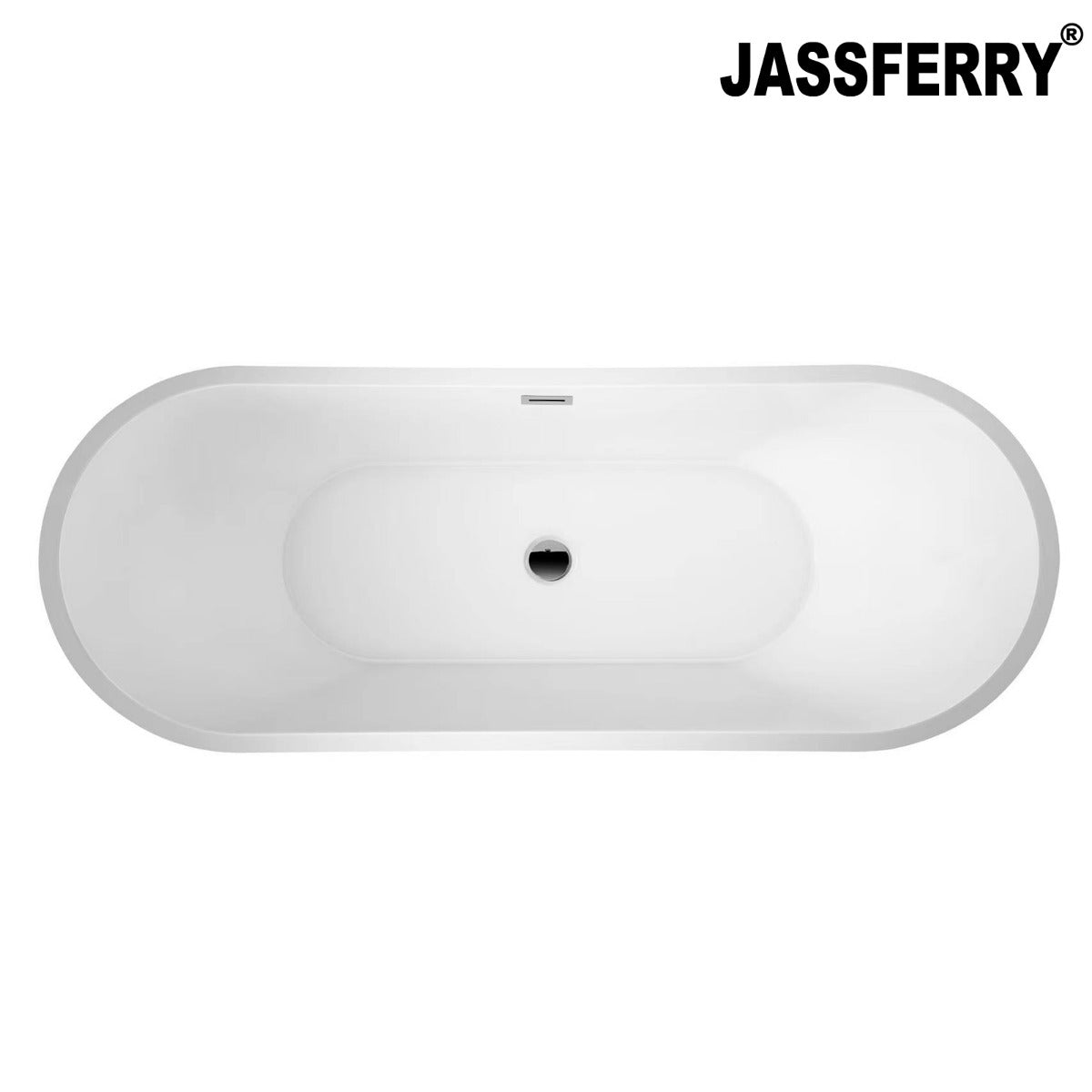 JassferryJASSFERRY Modern Design Freestanding Bathtub Luxury Soaking Baths White AcrylicBathtubs