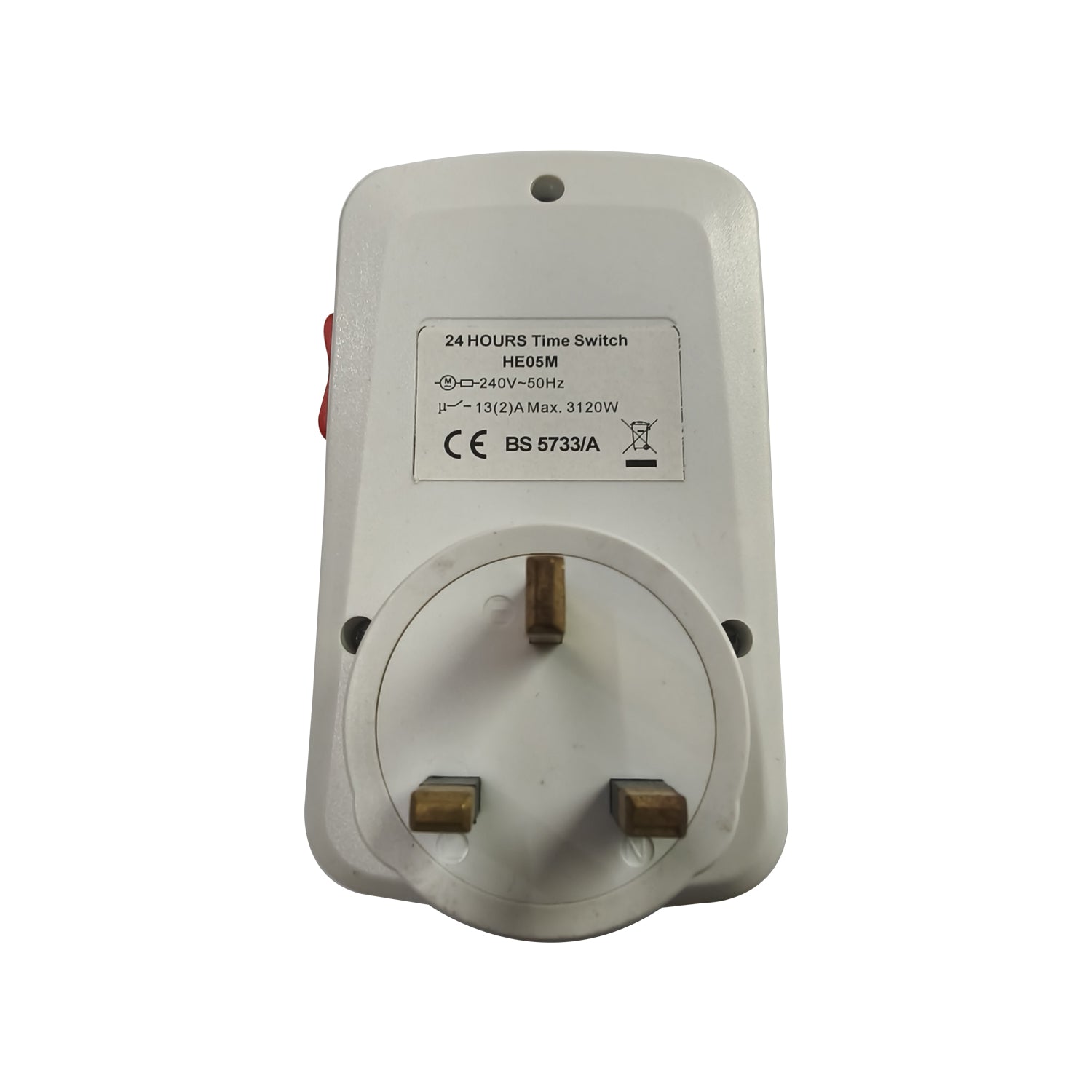 JASSFERRY 24-Hour Programmable Light Switch Timer, White