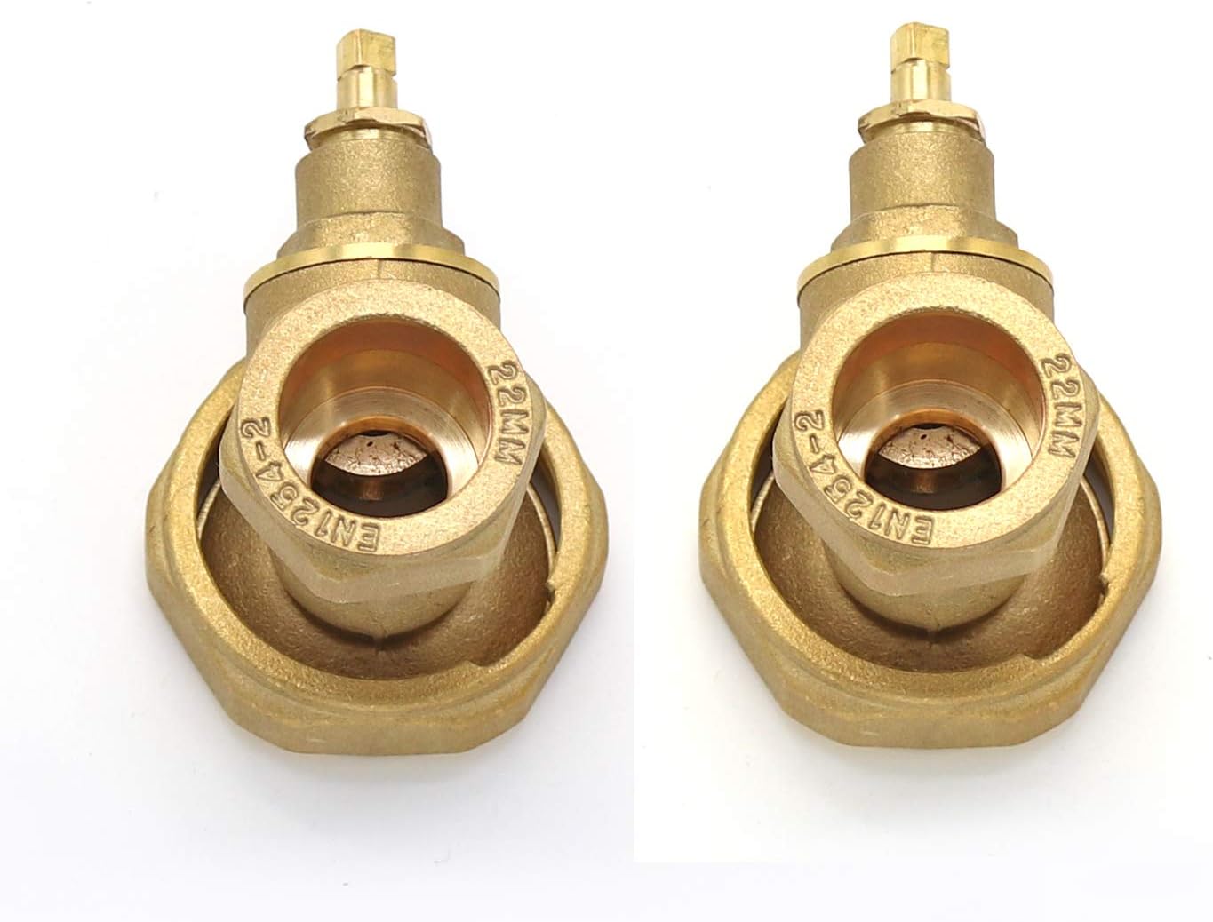 JASS FERRY Gate Type Pump Valve X2 Pack 1.1/2" Compatible with Hot Water Recirculation Pump