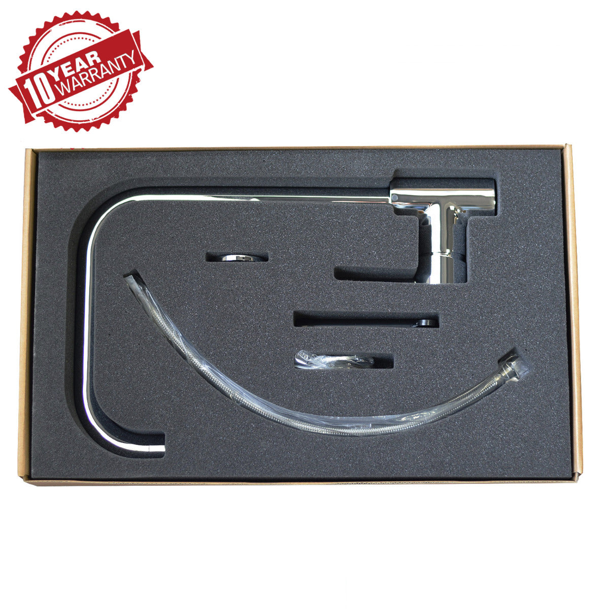 JassferryJASSFERRY New Kitchen Sink Mixer Tap Swivel Spout Faucet Single Lever ChromeKitchen taps