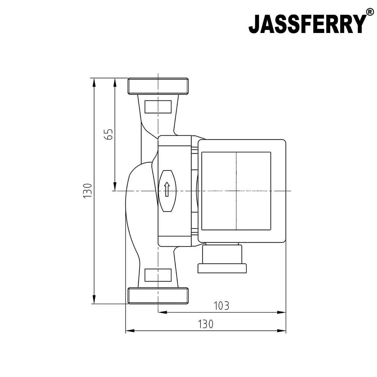 JassferryJASSFERRY A-Rated Central Heating Pump Energy Saving Circulation with Power MonitorHeating Pumps