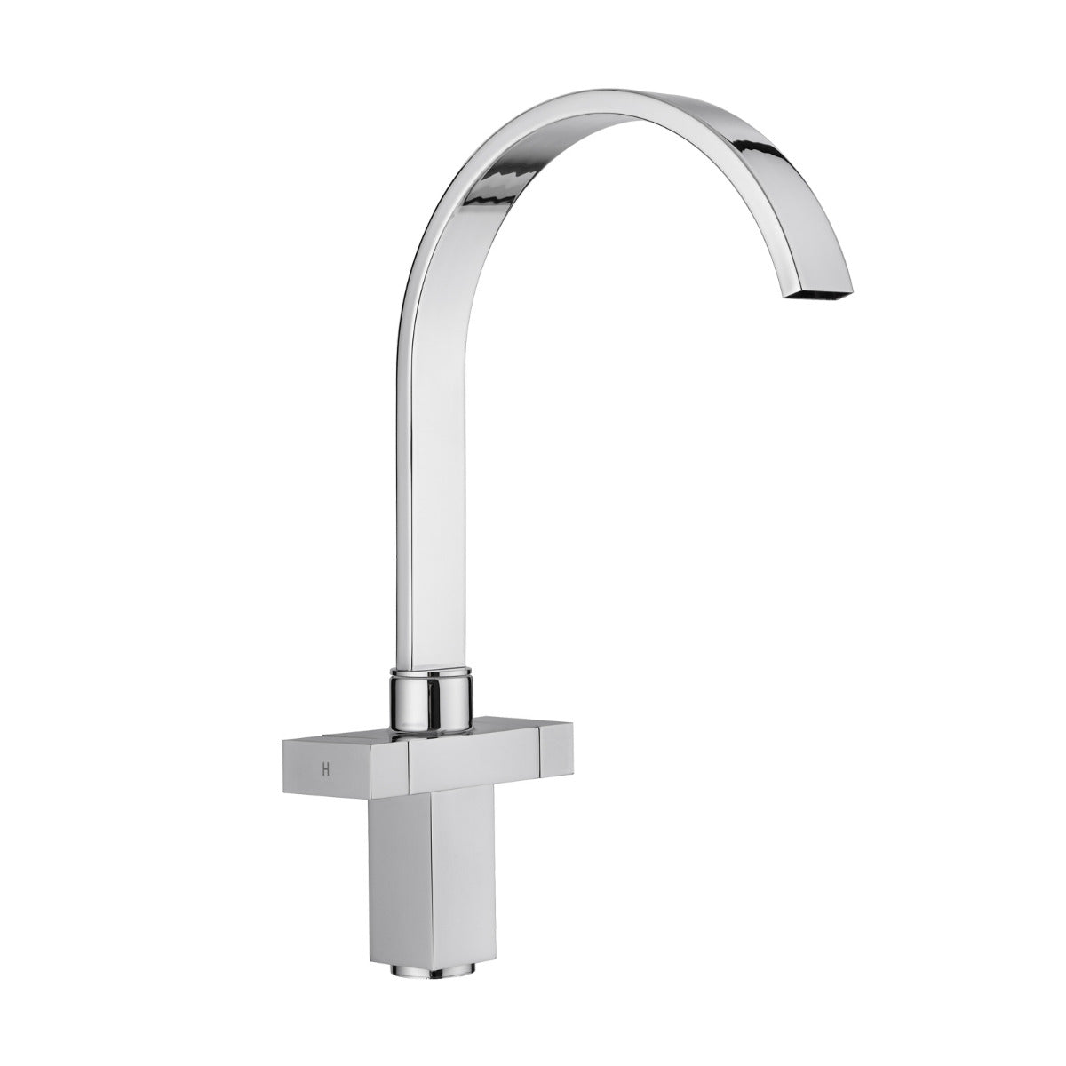 JassferryJASSFERRY Kitchen Sink Mixer Taps Dual Cuboid Design Lever Swivel Spout ChromeKitchen taps