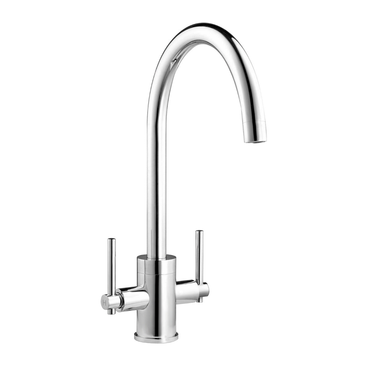 JassferryJASSFERRY New Brass Kitchen Mixer Taps Double Lever Sink Swivel Spout ChromeKitchen taps