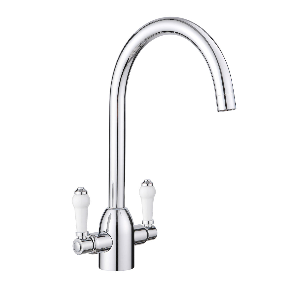 JassferryJASSFERRY New Kitchen Sink Mixer Taps Two Handles Swivel Spout Chrome PolishedKitchen taps