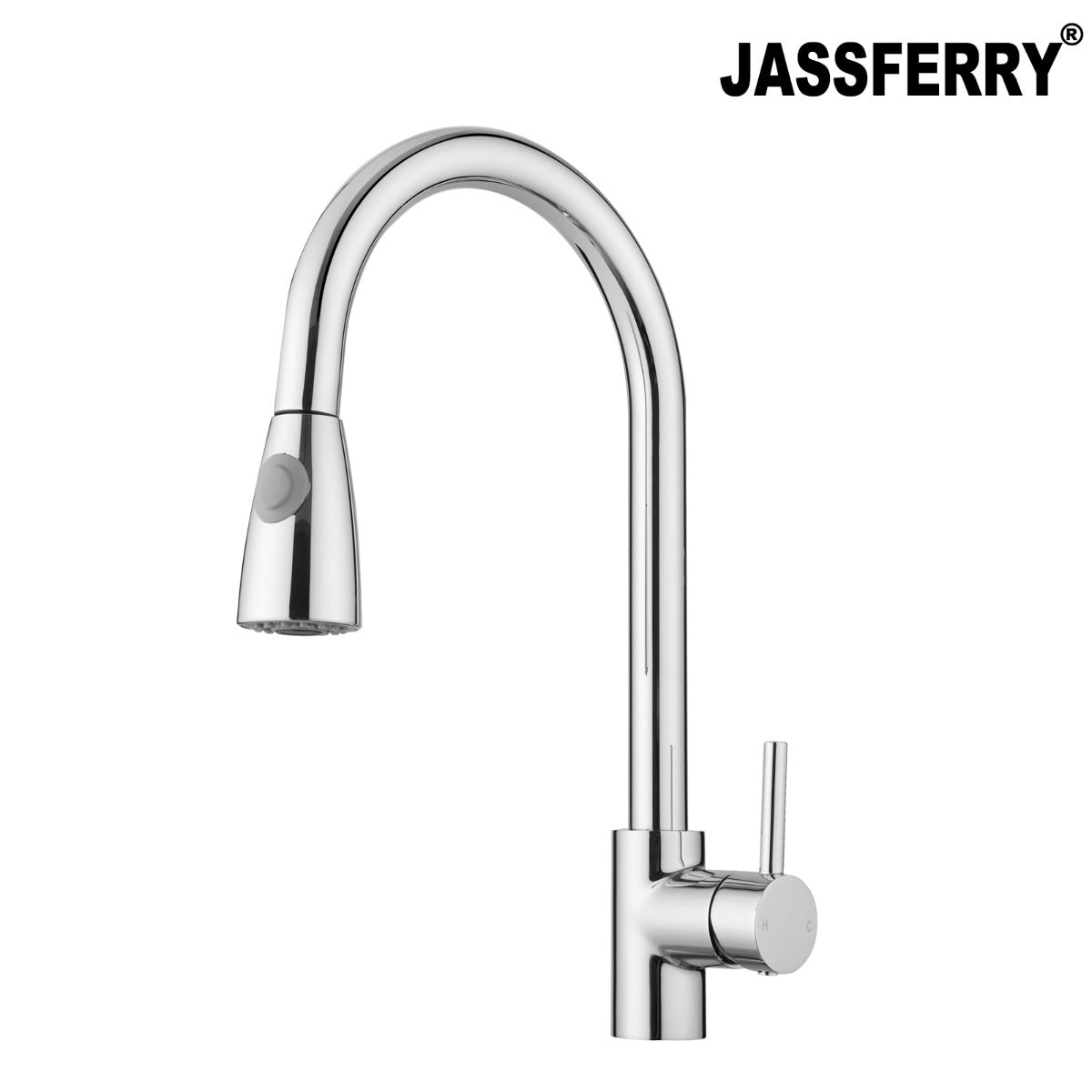 JassferryJASSFERRY 360 Degree Kitchen Mixer taps with Pull Out Spray Polish ChromeKitchen taps