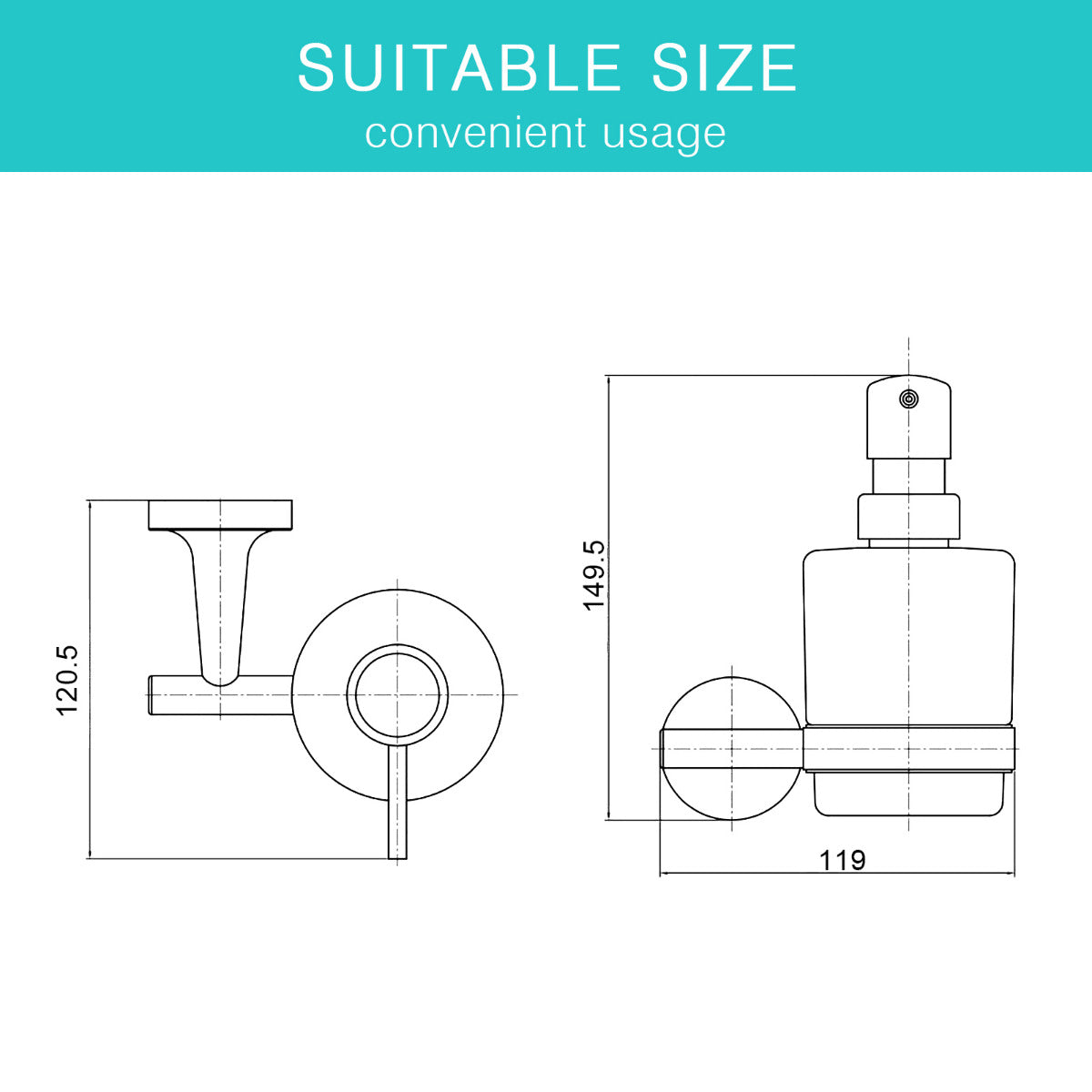 JassferryJASSFERRY Wall Mounted Soap Dispenser and Holder Frosted Glass Lotion HoldersSoap Dispenser