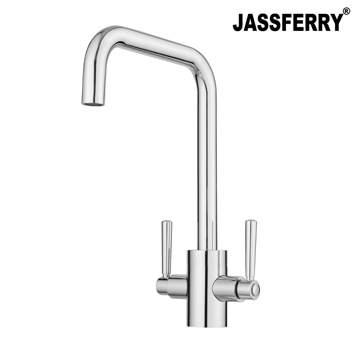 JassferryJASSFERRY Modern Kitchen Sink Mixer Tap Two Handle Swivel Spout ChromeKitchen taps