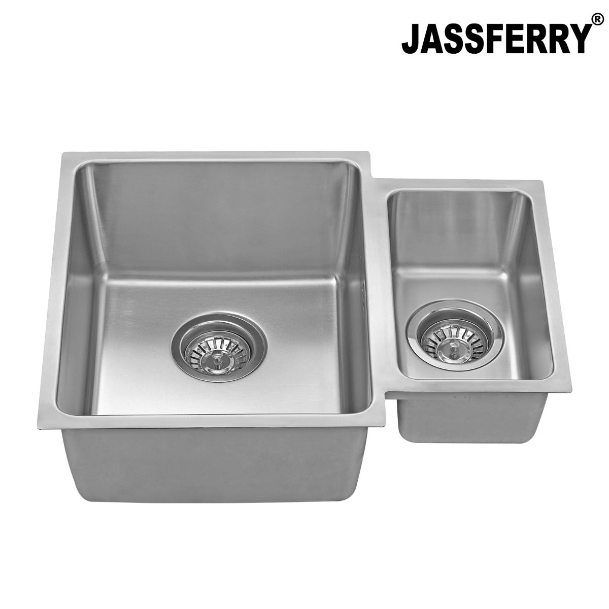 JassferryJASSFERRY Stainless Steel Kitchen Sink 1.5 Bowl Undermount Righthand Smaller Bowl 580 X 440 mmKitchen Sinks