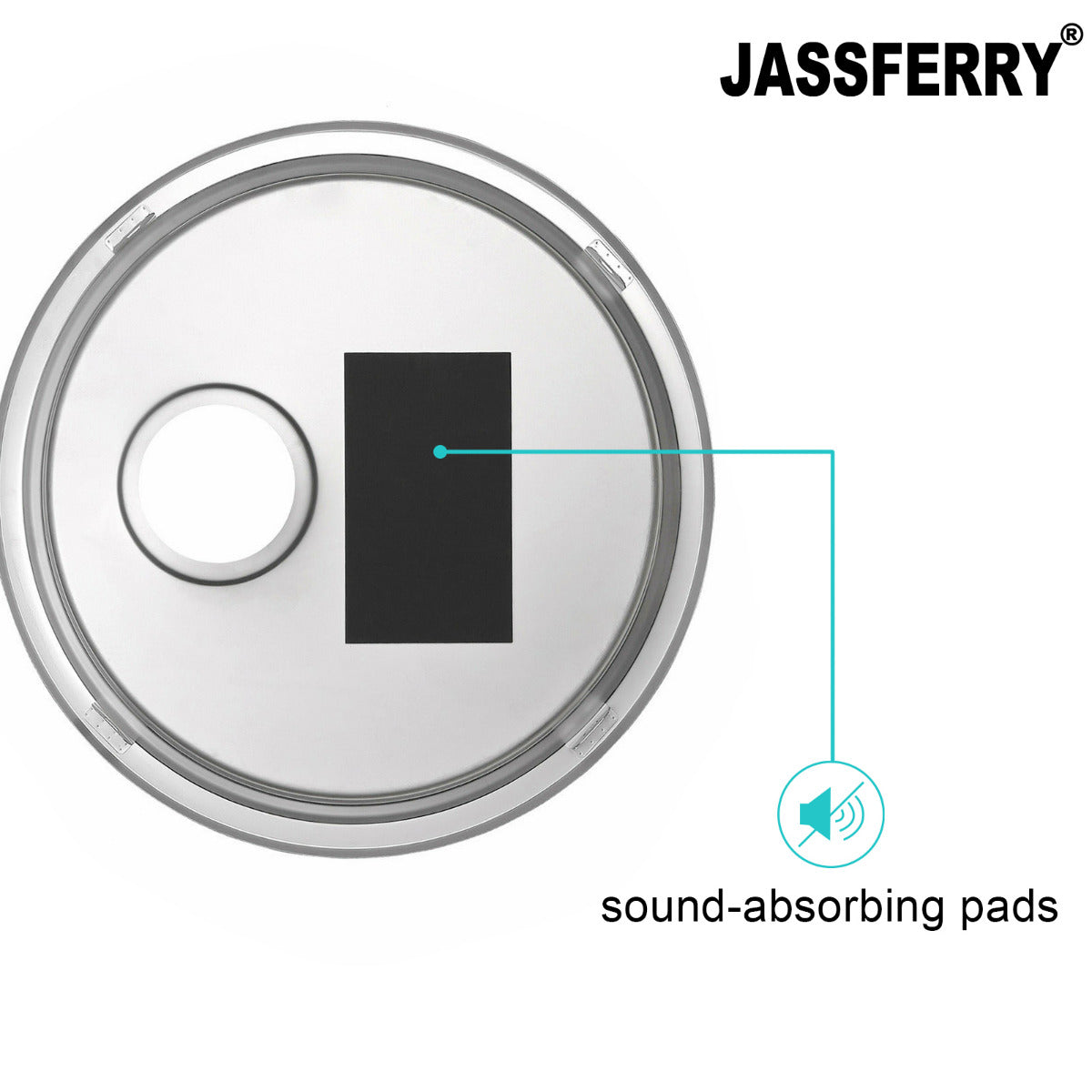 JassferryJASSFERRY 45mm Depth Stainless Steel Sink Round Outdoor Camping DrainerKitchen Sink