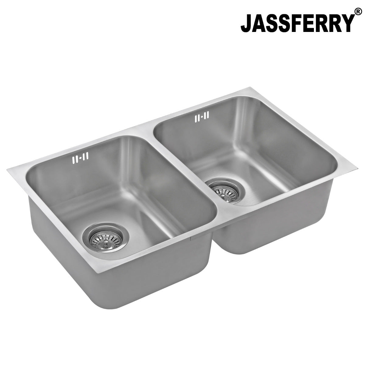 JassferryJASSFERRY Undermount Stainless Steel Kitchen Sink Double Square Bowl - 985Kitchen Sinks