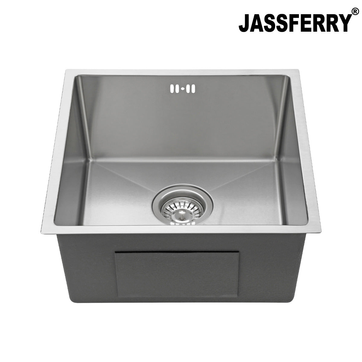 JassferryJASSFERRY 440 x 440 Undermount Stainless Steel Kitchen Sink Handmade 1 Bowl - 783Kitchen Sinks