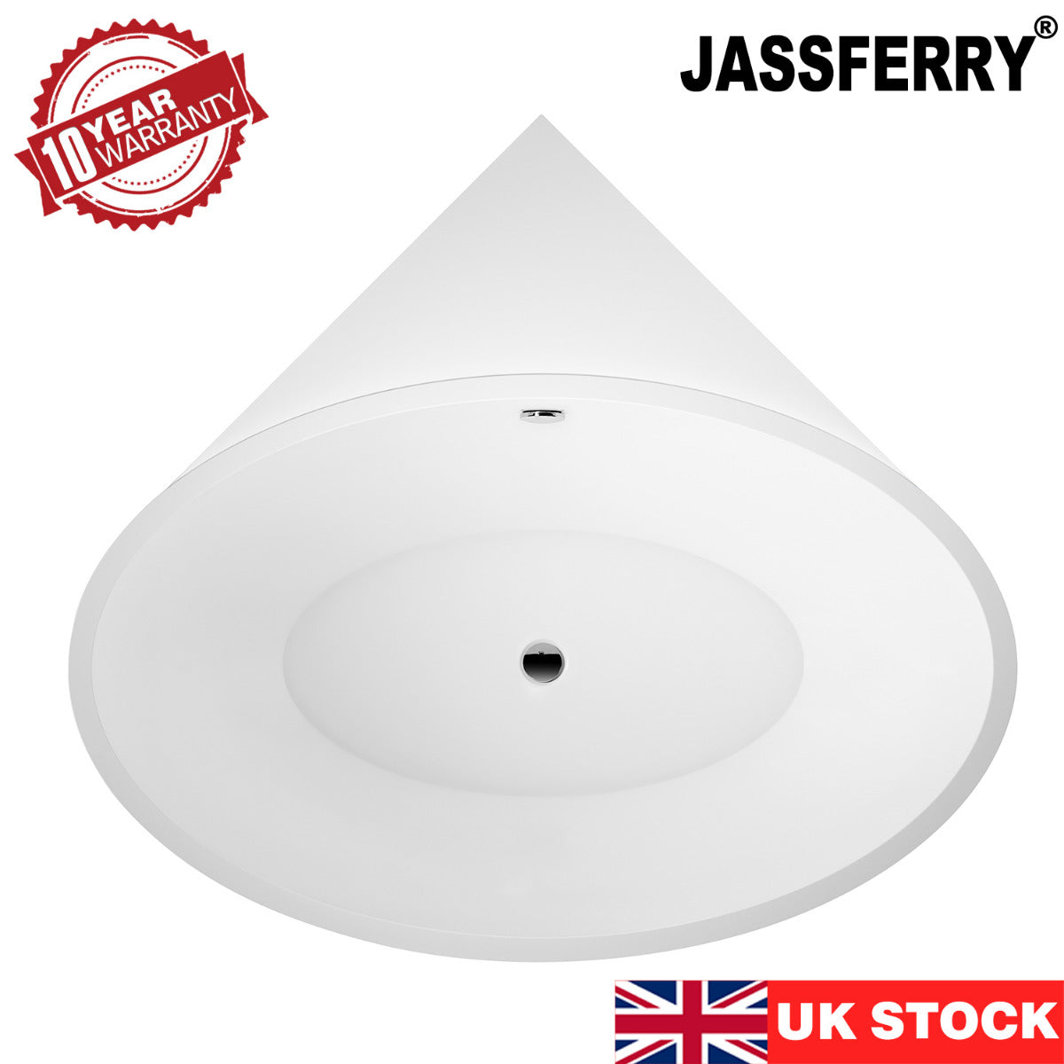 JassferryJASSFERRY 1510 mm Vintage Design Freestanding Bathtub Luxury Stand Alone Corner Baths SPABathtubs