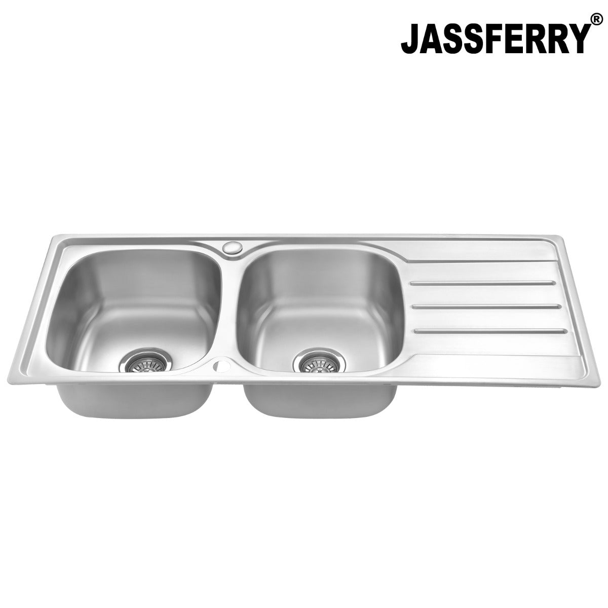 JassferryJASSFERRY Stainless Steel Kitchen Sink Inset Double Bowl Reversible DrainerKitchen Sinks