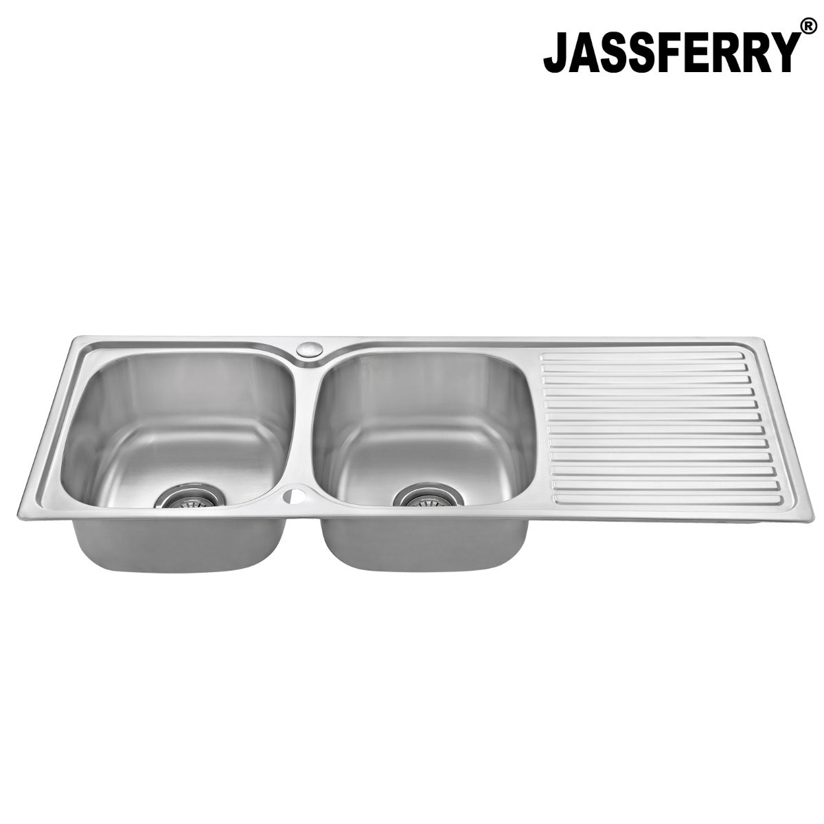 JassferryJASSFERRY Stainless Steel Kitchen Sink Inset Double Bowl Reversible DrainerKitchen Sinks