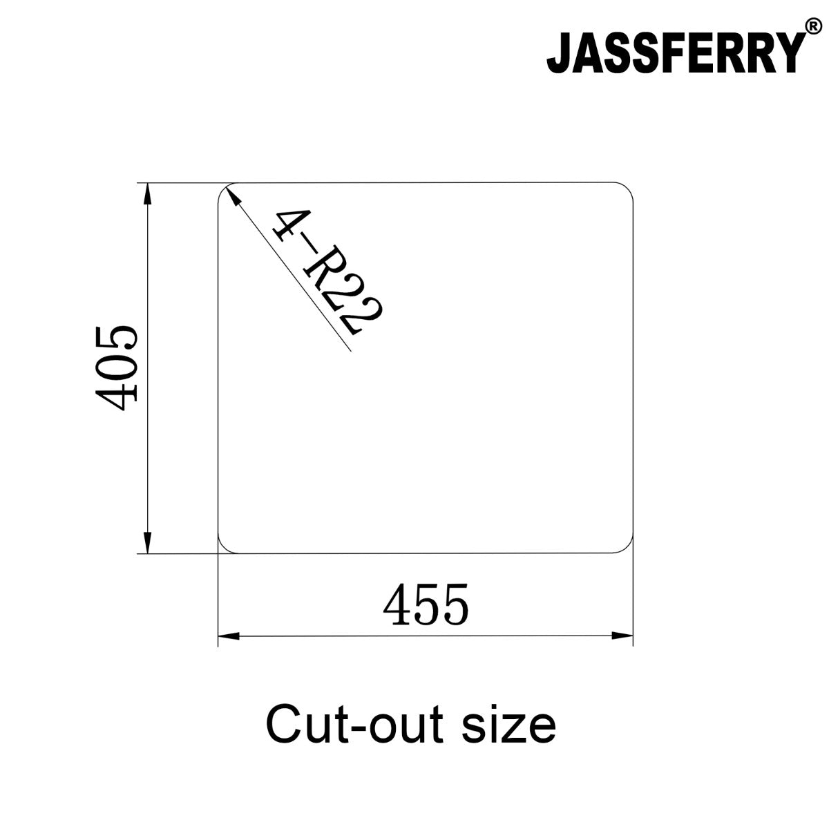 JassferryJASSFERRY Undermount Stainless Steel Kitchen Sink Deep Single One Bowl - 794Kitchen Sinks