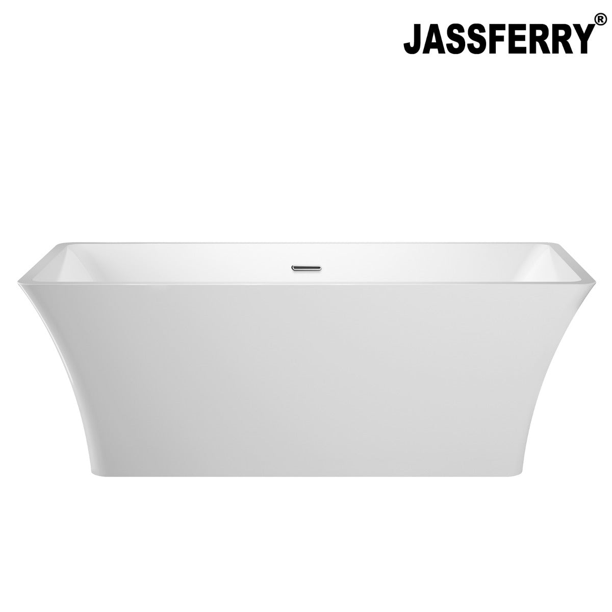 JassferryJASSFERRY Contemporary Freestanding Bathtub Luxury Rectangular Hourglass DesignBathtubs