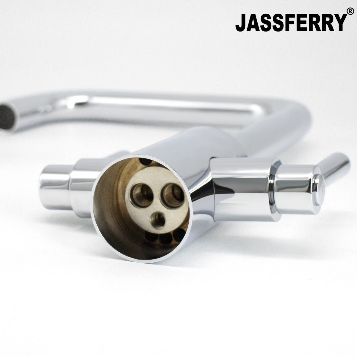 JassferryJASSFERRY Modern Kitchen Sink Mixer Tap Two Handle Swivel Spout ChromeKitchen taps