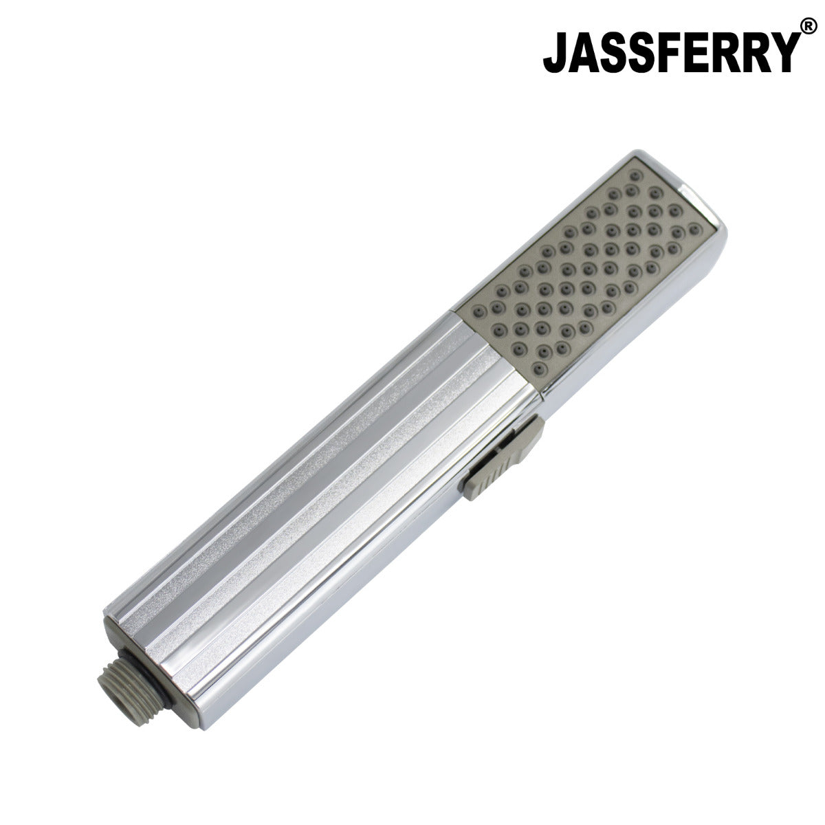 JassferryJASSFERRY 2 Function Modern Square Shower Handset Massage Soft Spray ChromeShower Heads