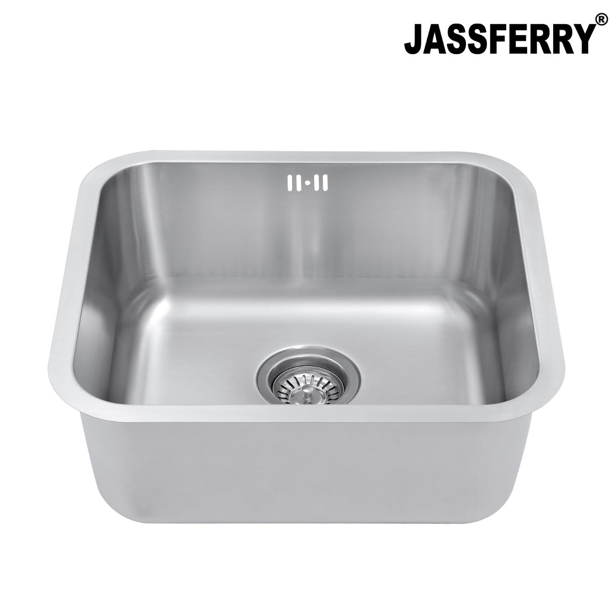 JassferryJASSFERRY 500 x 450 MM Undermount Stainless Steel Kitchen Sink Single 1.0 Bowl - 621Kitchen Sinks