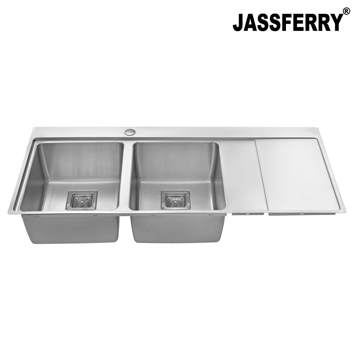 JassferryJASSFERRY Brilliant Stainless Steel Kitchen Sink Double Bowl Righthand Drainer - 663Kitchen Sinks