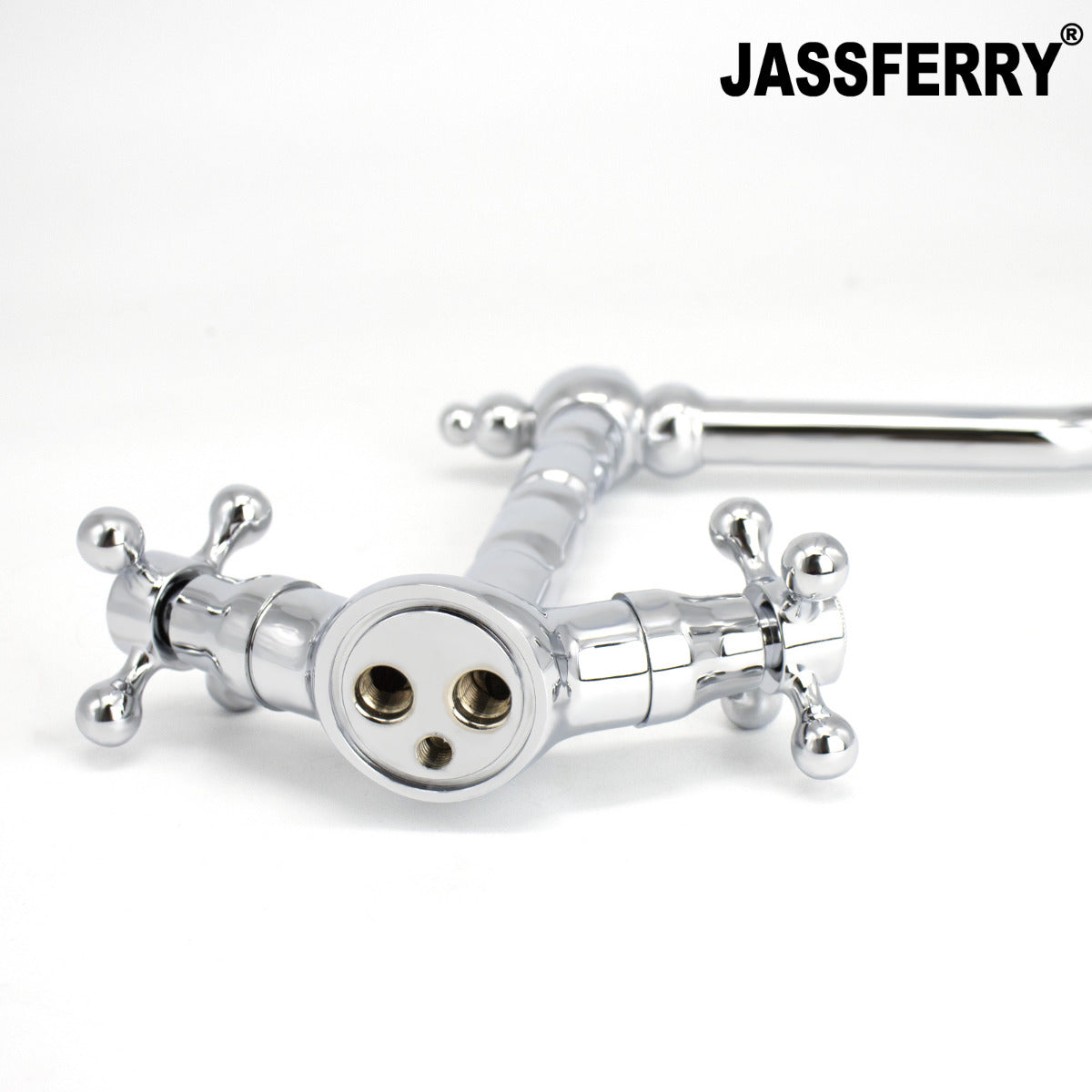 JassferryJASSFERRY New Vintage Monobloc Kitchen Sink Mixer Tap Swivel Spout French CrossKitchen taps