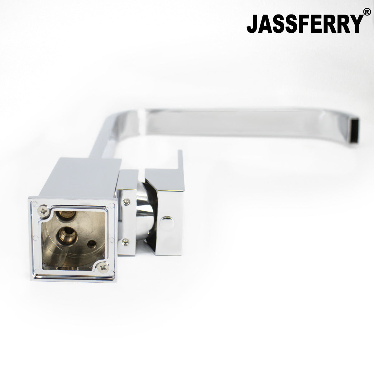 JassferryJASSFERRY Kitchen Mixer Taps Cuboid Monobloc Single Lever Chrome Swivel SpoutKitchen taps