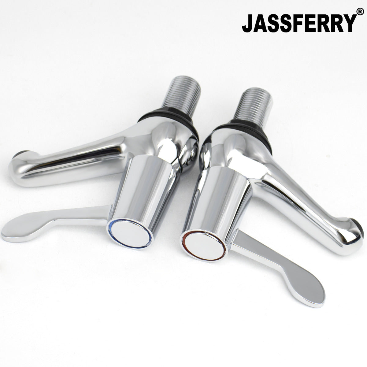 JassferryJASSFERRY 1/2" Basin Taps Pair Traditional Twin Hot & Cold Set FaucetBasin Taps