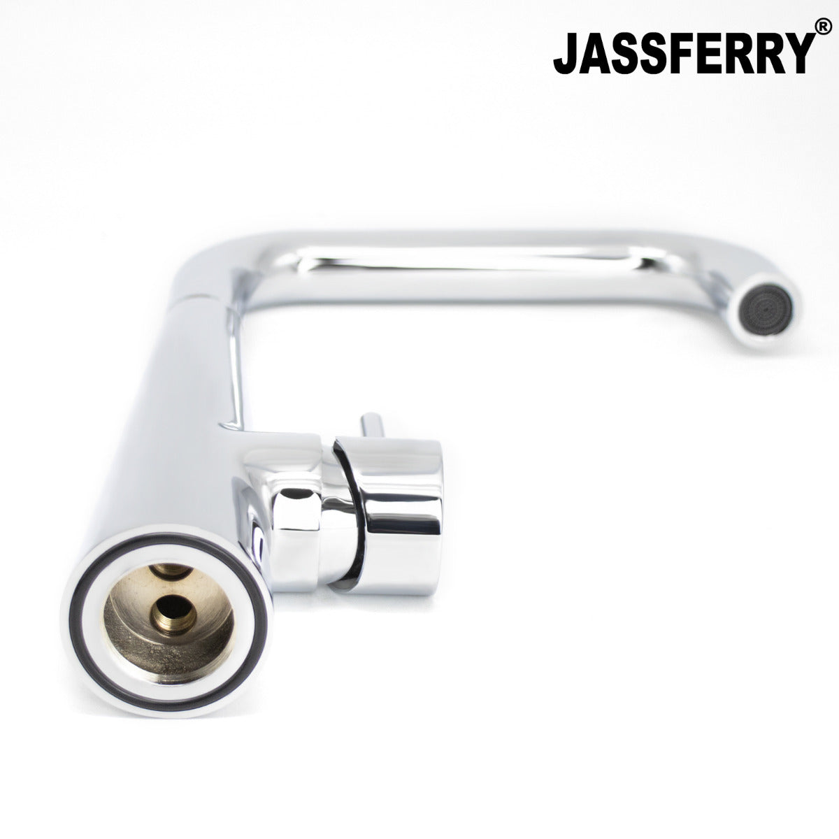 JassferryJASSFERRY Kitchen Sink Mixer Taps Single Handle Swivel Spout Chrome PolishedKitchen taps