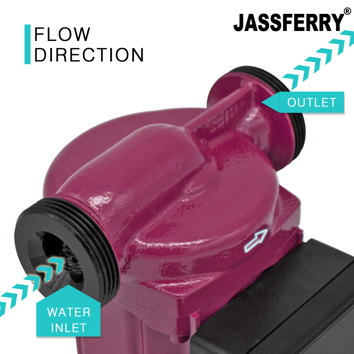 JassferryJASSFERRY A-Rated Central Heating Pump Energy Saving Circulation with Power MonitorHeating Pumps