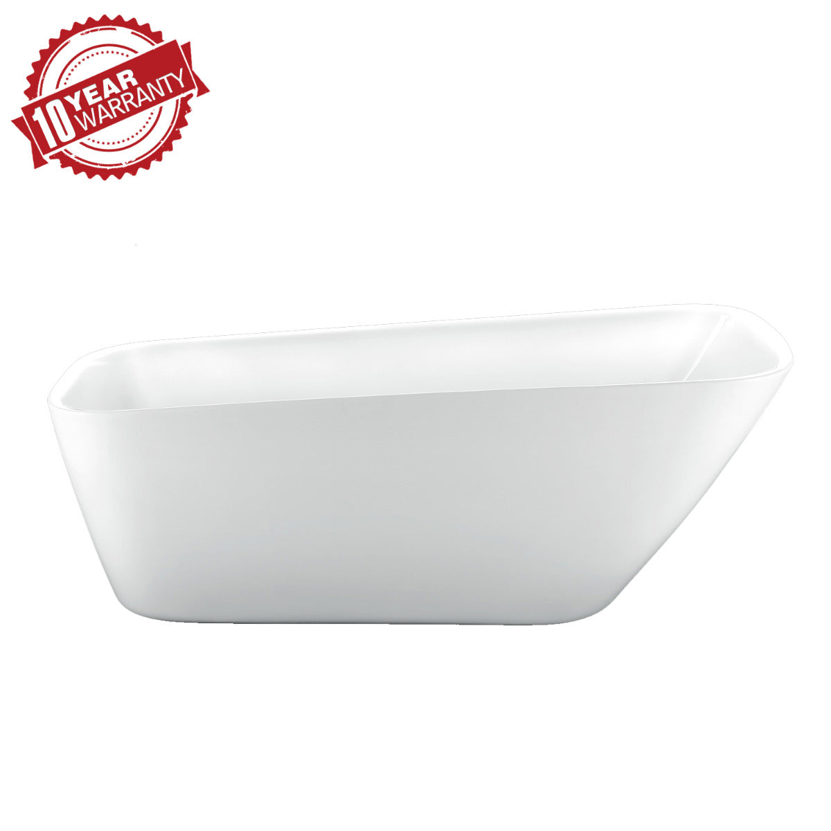 JassferryJASSFERRY Modern Design Rectangular Freestanding Bathtub Soaking BathsBathtubs