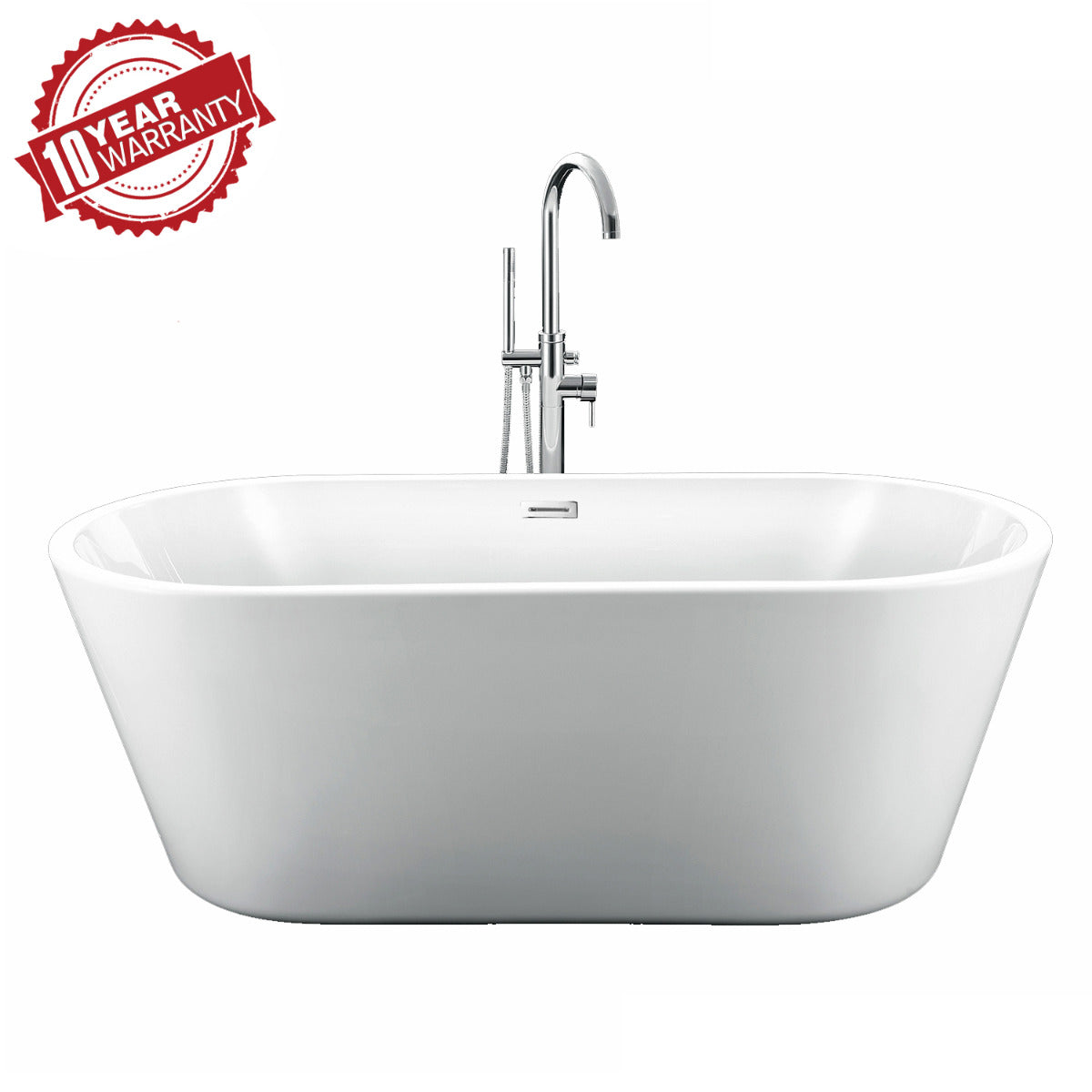 JassferryJASSFERRY Freestanding Bathtub Luxury Design Soaking Baths Acrylic ModernBathtubs