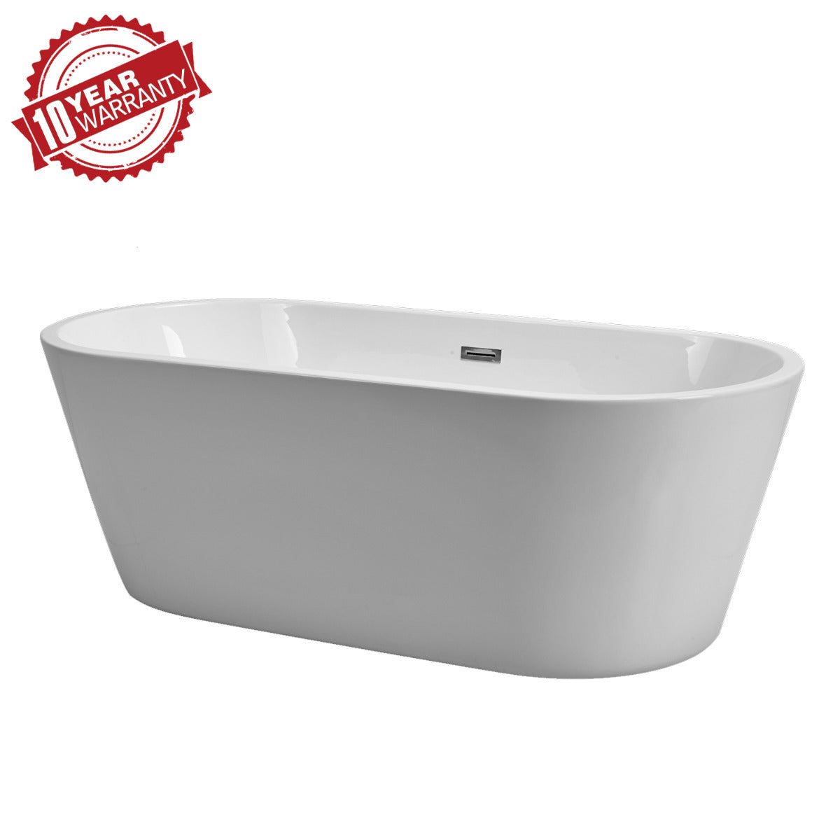 JassferryJASSFERRY Freestanding Bathtub Luxury Design Soaking Baths Acrylic ModernBathtubs