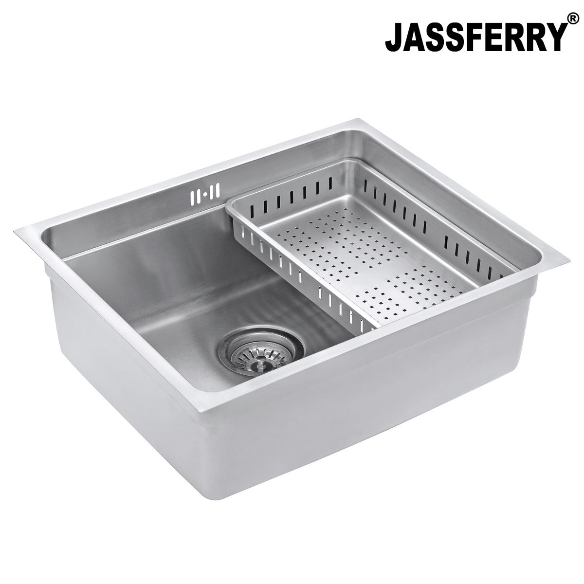 JassferryJASSFERRY Undermount Stainless Steel Kitchen Sink 1 Bowl Dish Drainer Rack - 799Kitchen Sinks